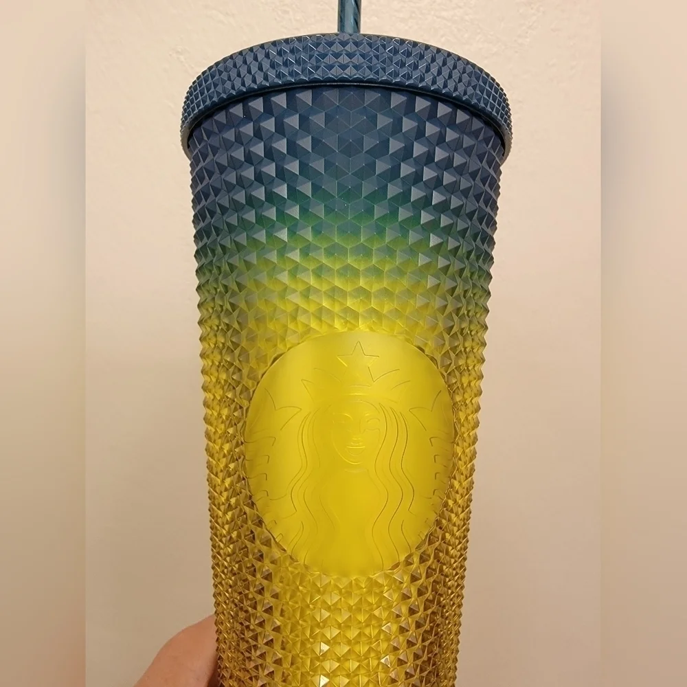 NWT Starbucks 2023 Lemongrass Ombre Venti Tumbler